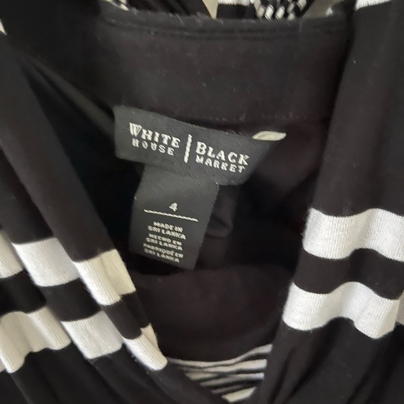White House Black Market Convertible Striped Dress Size 4 - Picture 4 of 7